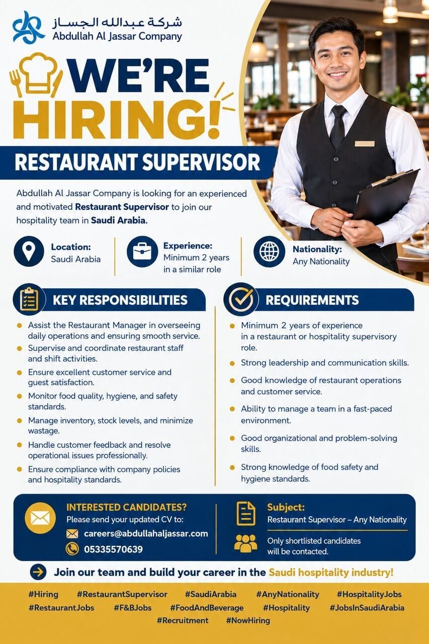 Restaurant Supervisor