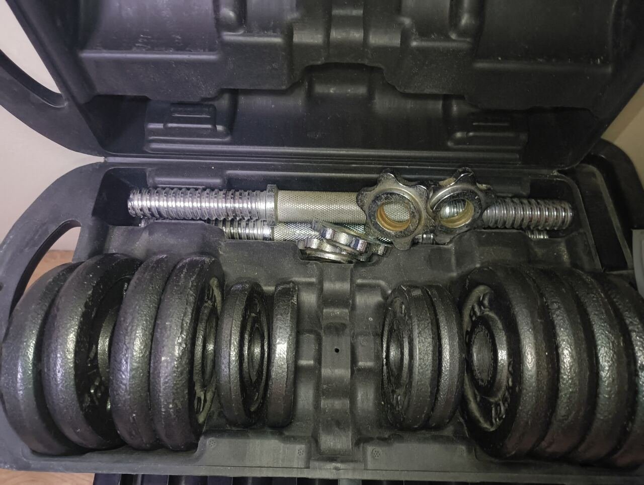 SAR 100, 15 Kg Dumbbells Setup (adjustable Weights)
