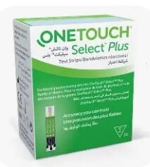 SAR 75, One Touch Select Plus Test Strips 50 Pcs