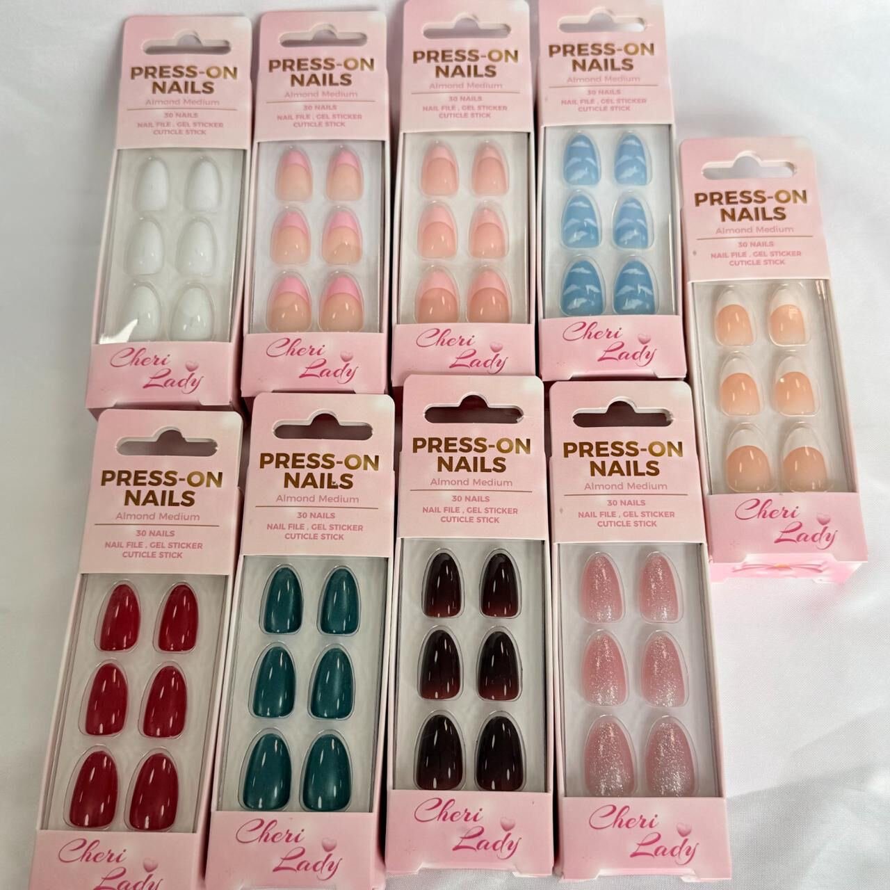 SAR 1500, PRESS ON NAILS USA BASED BRAND CHERI LADY PREMIUM