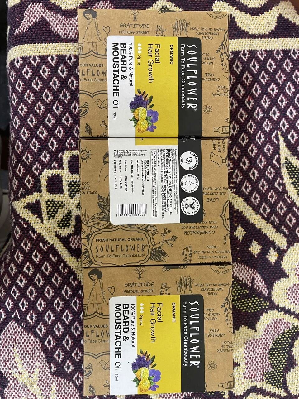 SAR 30, Beard And Mustache Oil (Soul Flower Brand)