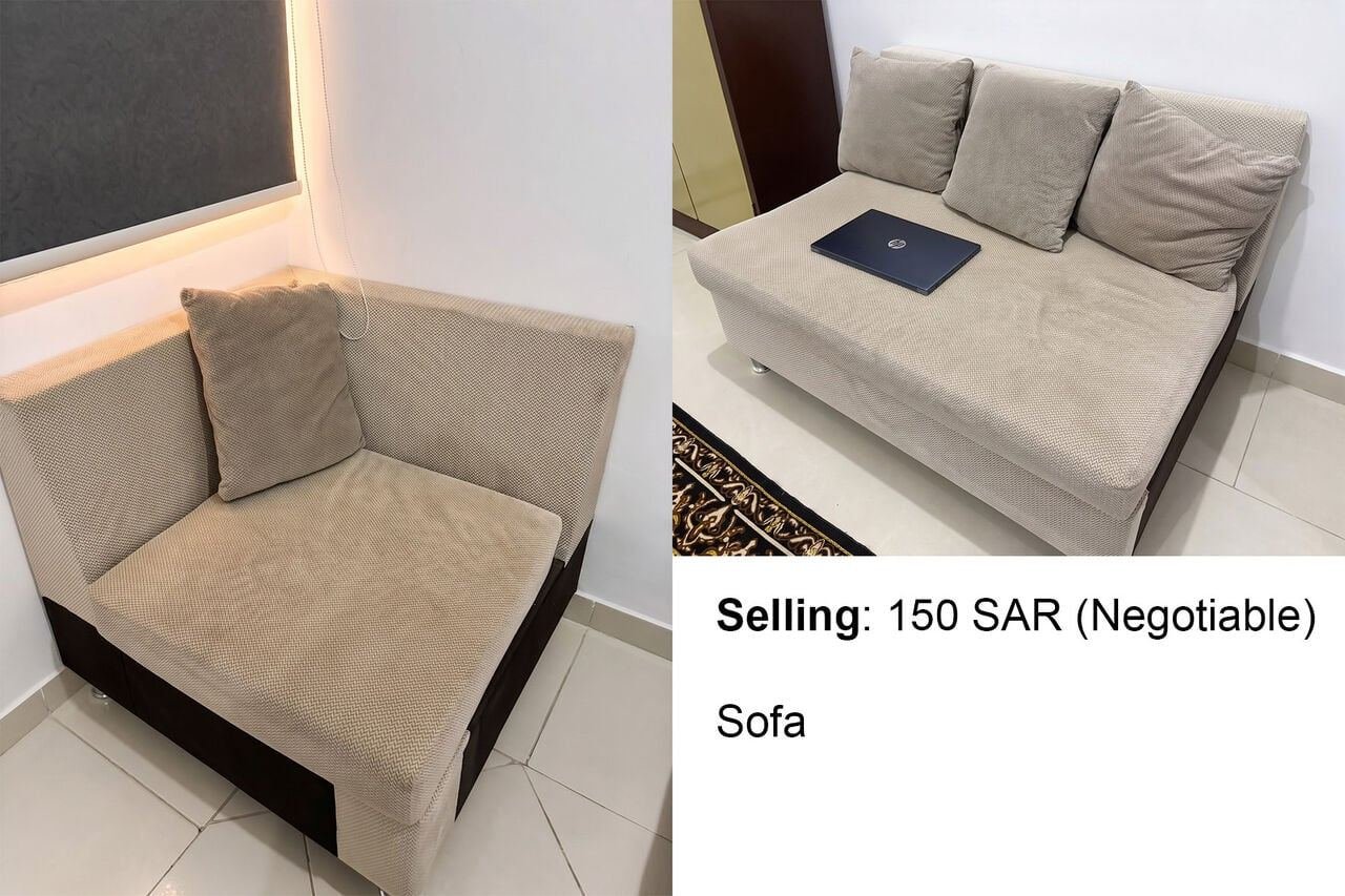 SAR 150, Sofa For Sale – SAR 150