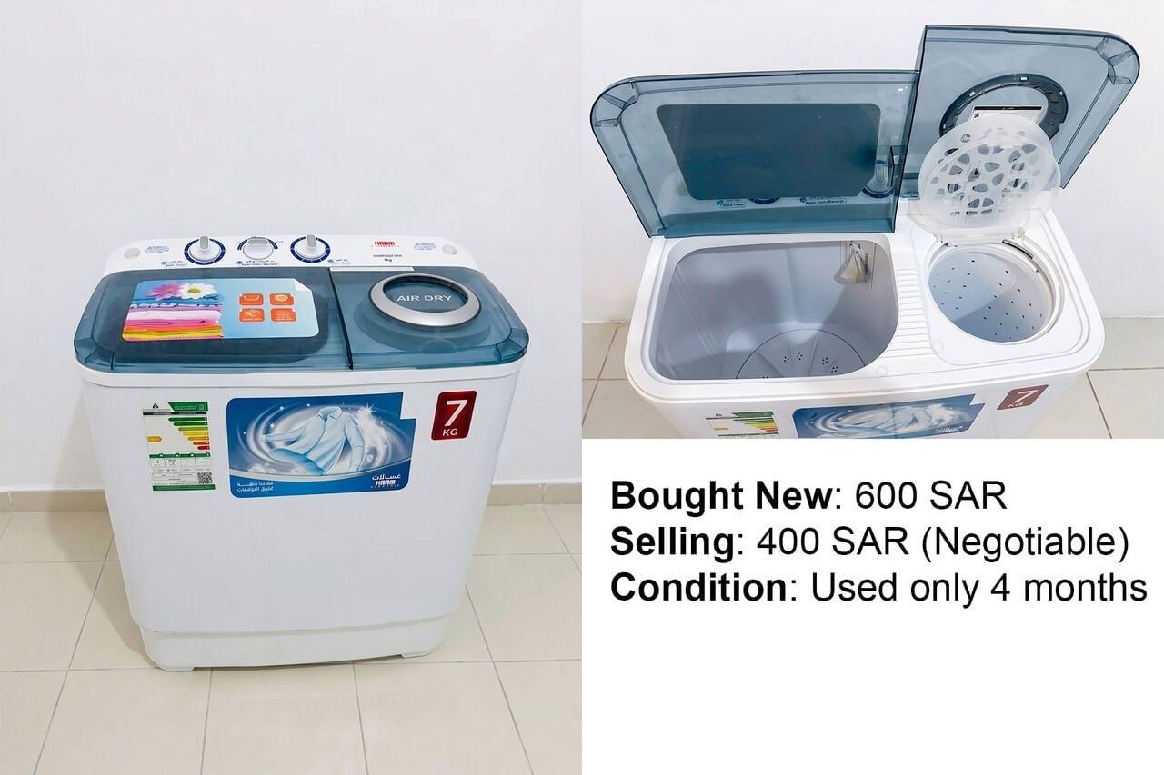 SAR 400, Lightly Used Washing Machine For Sale – SAR 400