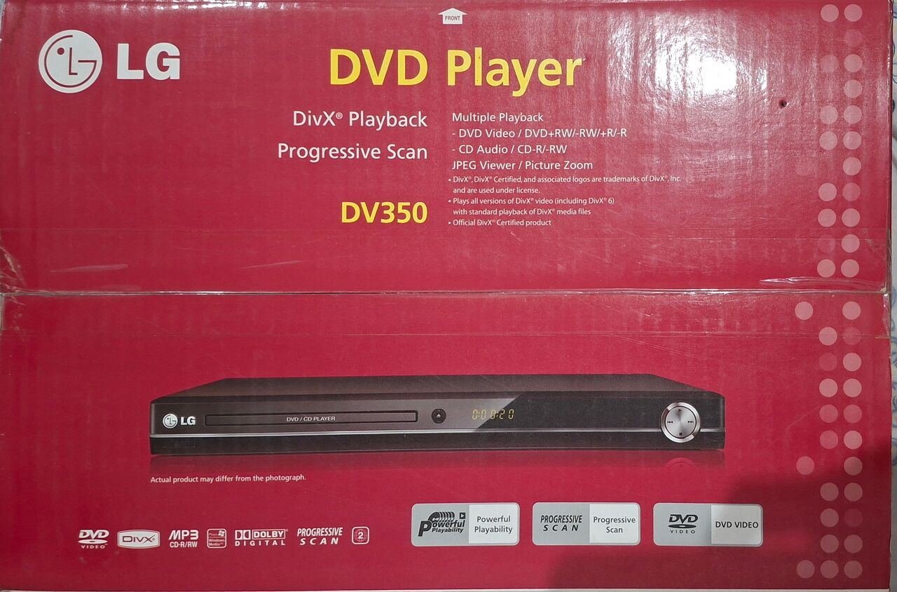 SAR 199, ​LG DVD/CD Player Brand New Sealed Pack