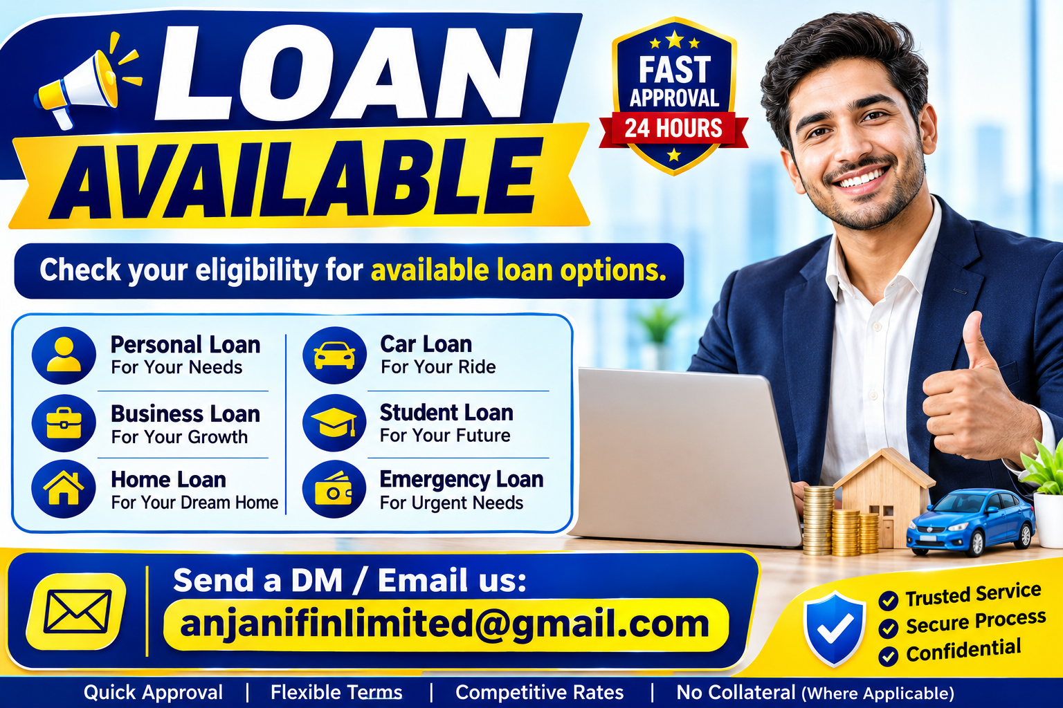 Looking for financial assistance? Apply for a loan today