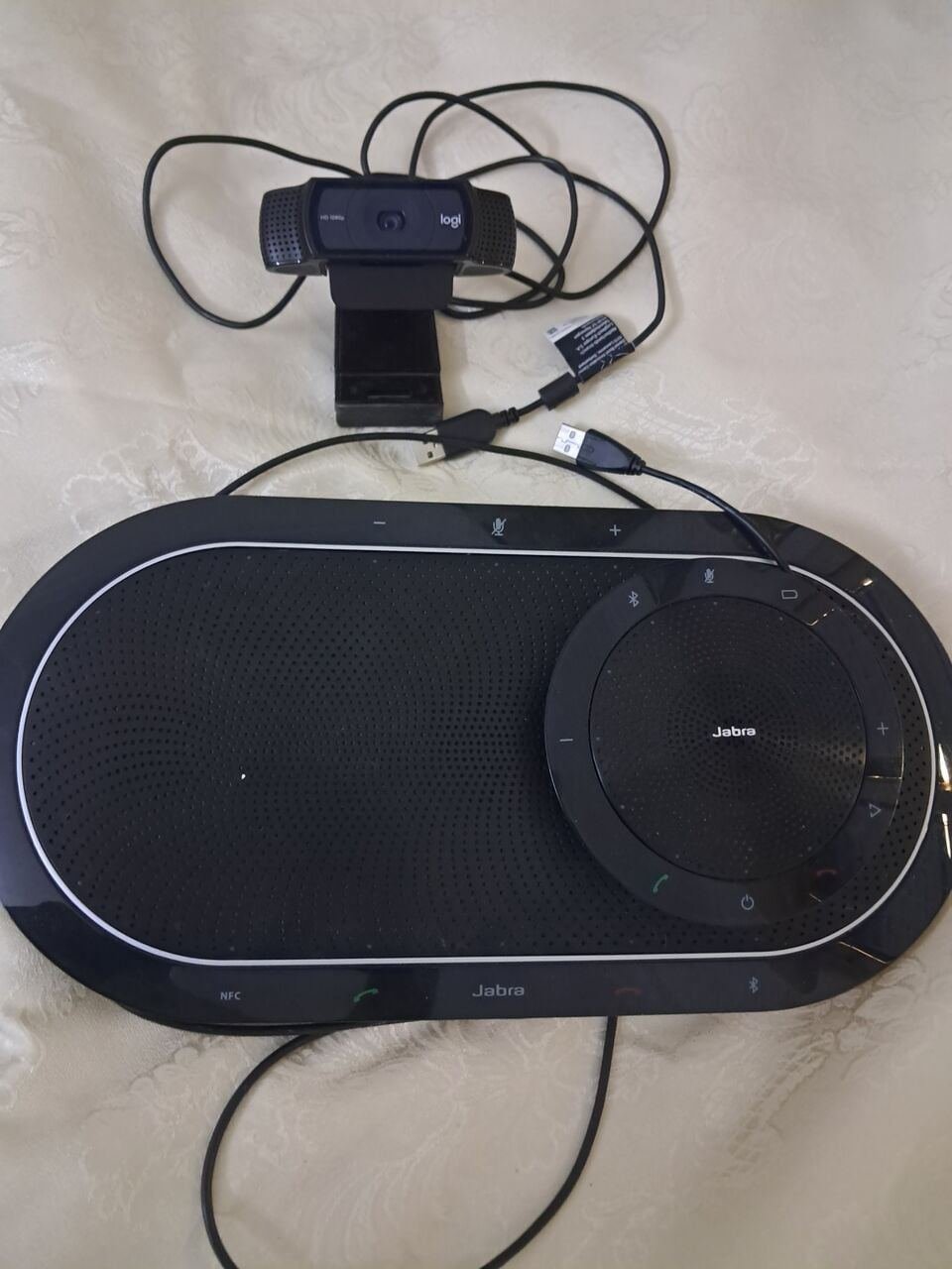 SAR 2500, Jabra Speakers 810-PSH220wlW And Logi 1080p Web Cam