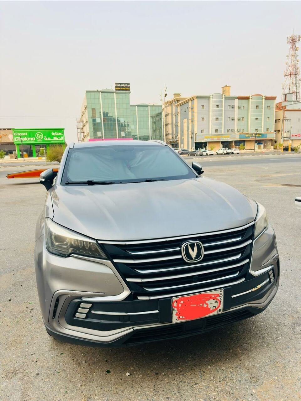 SAR 50, Changan CS85, 2022, Automatic, 139000 KM, For Sale - Silver –Excellent Condition, 139k Km, Leather Seats,