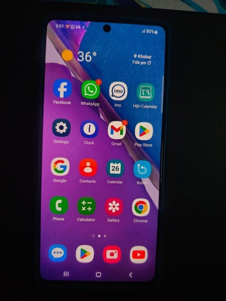 SAR 650, Samsung Galaxy Note 20 256GB Grey