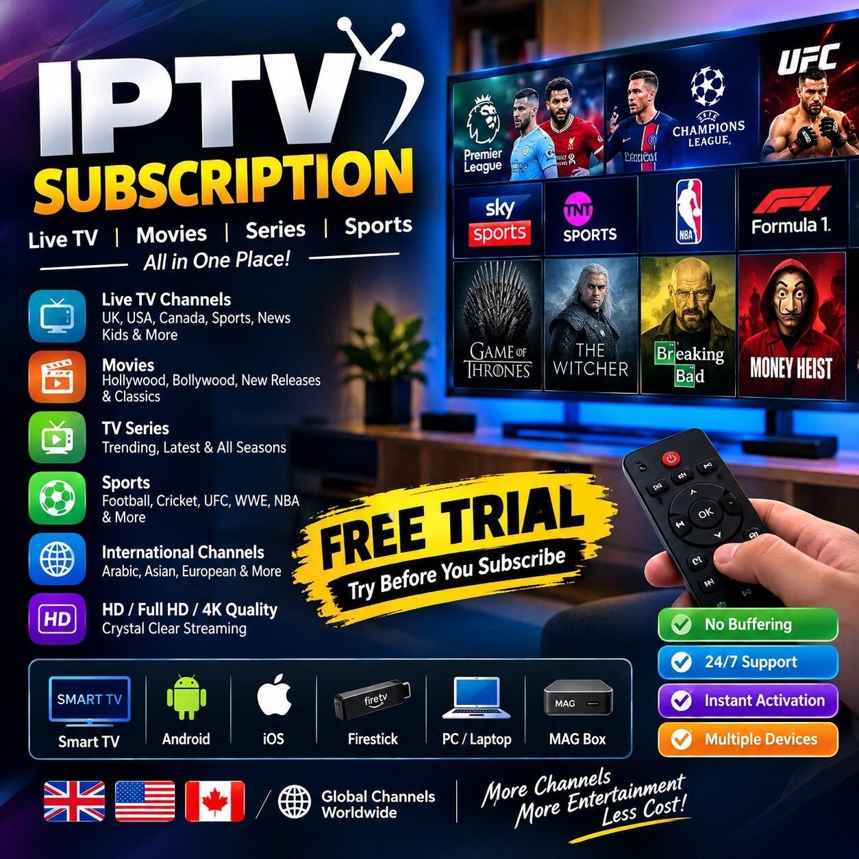 IPTV Saudi Arabia 🇸🇦 | Premium Live TV & Entertainment