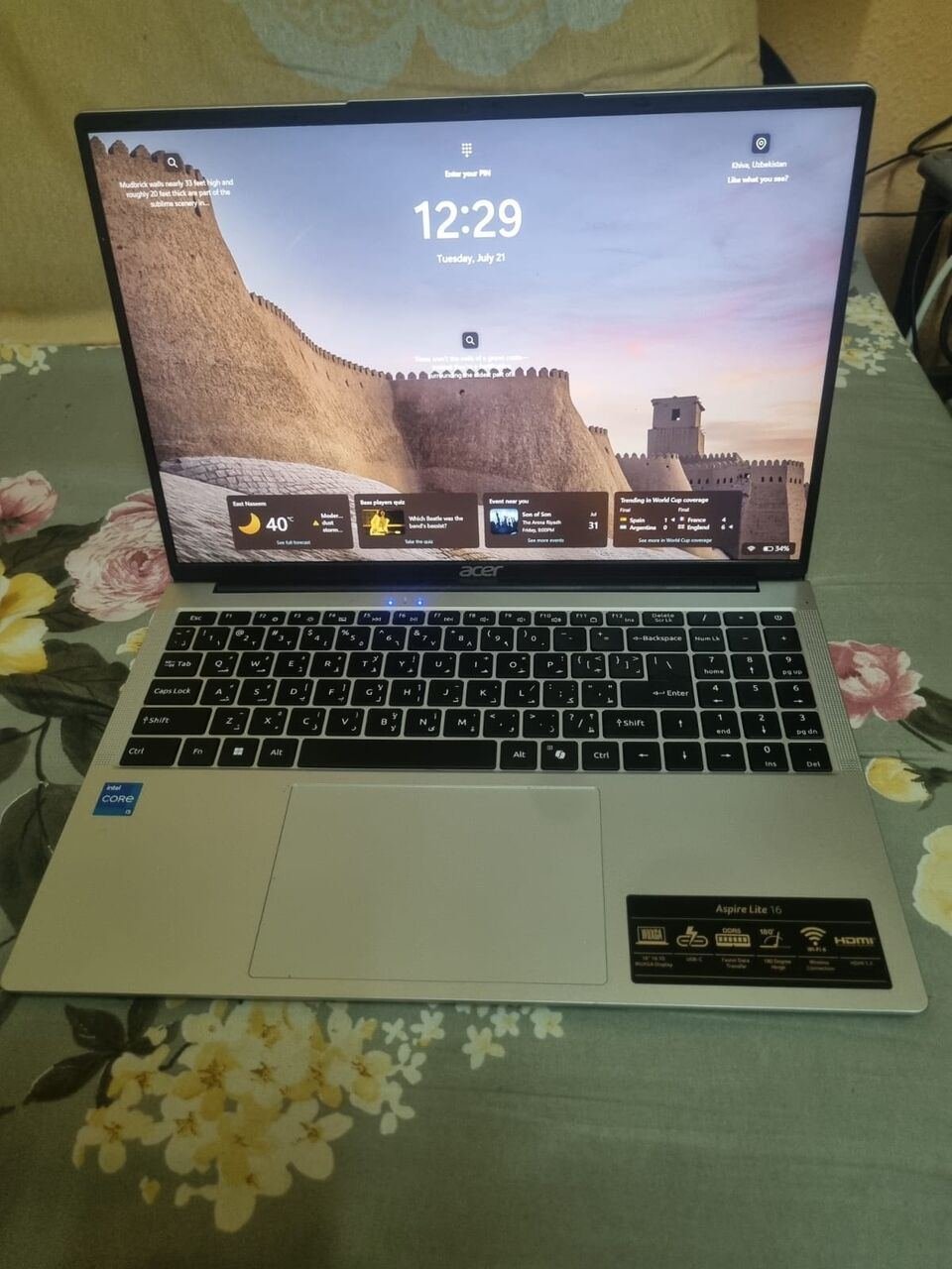 SAR 1250, Laptop Acer Notebook Ci5