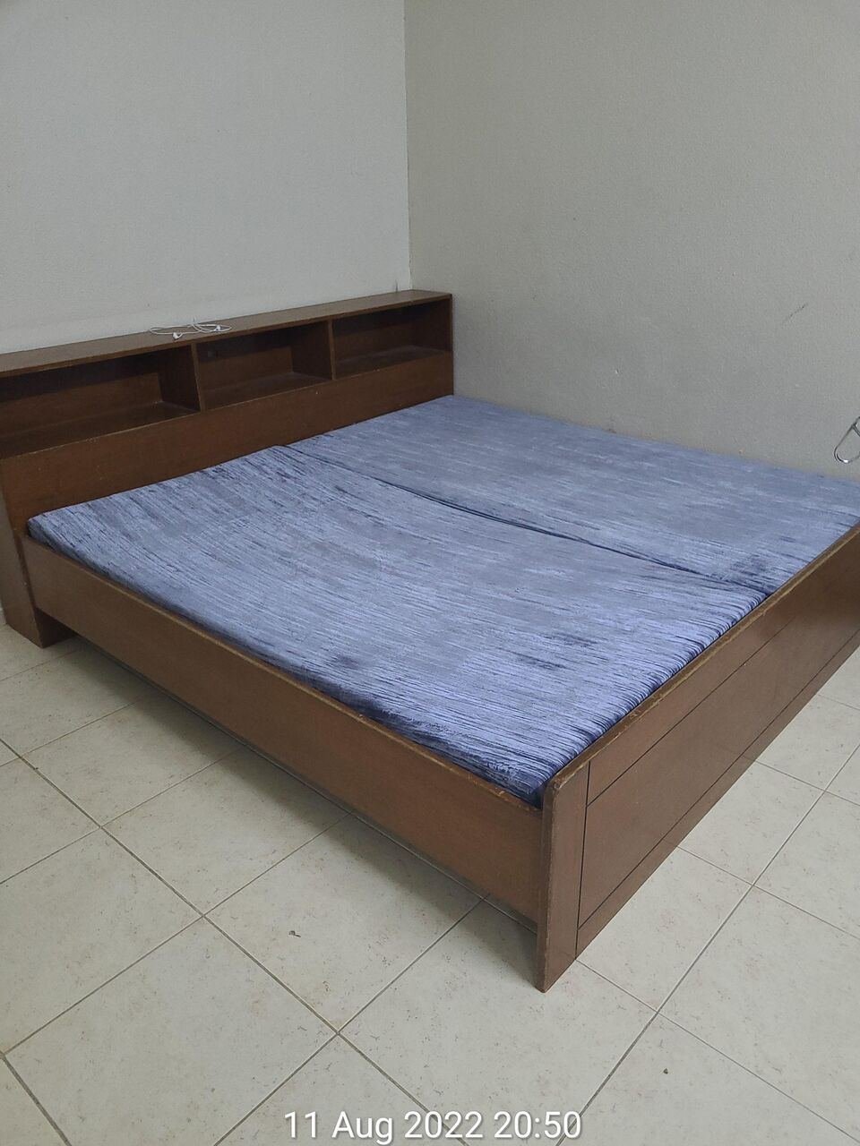 SAR 200, Bed With Mattress EXIT Sale At Dammam Adamah For SAR 200