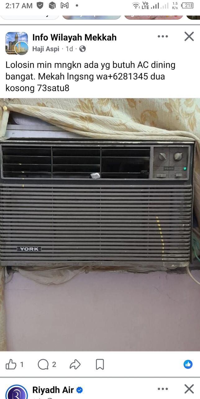 SAR 500, AC FOR SALE IN MAKKAH