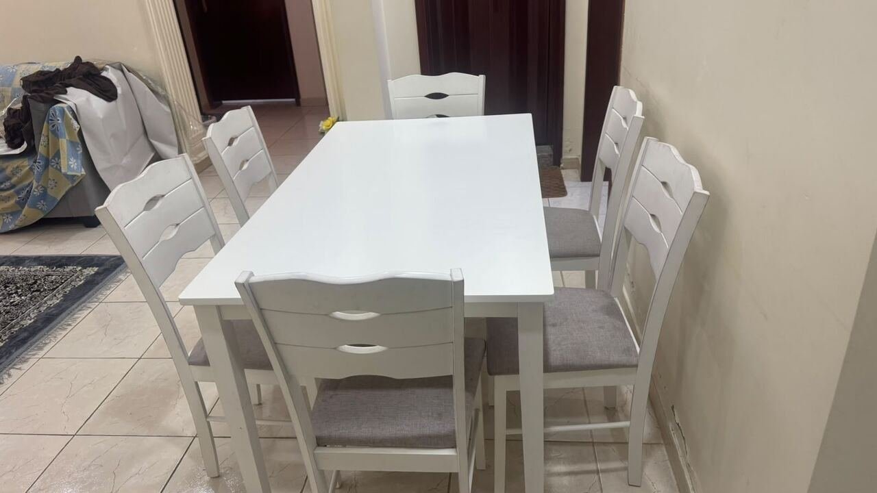 SAR 600, Dining Table-Homebox With 6 Chairs