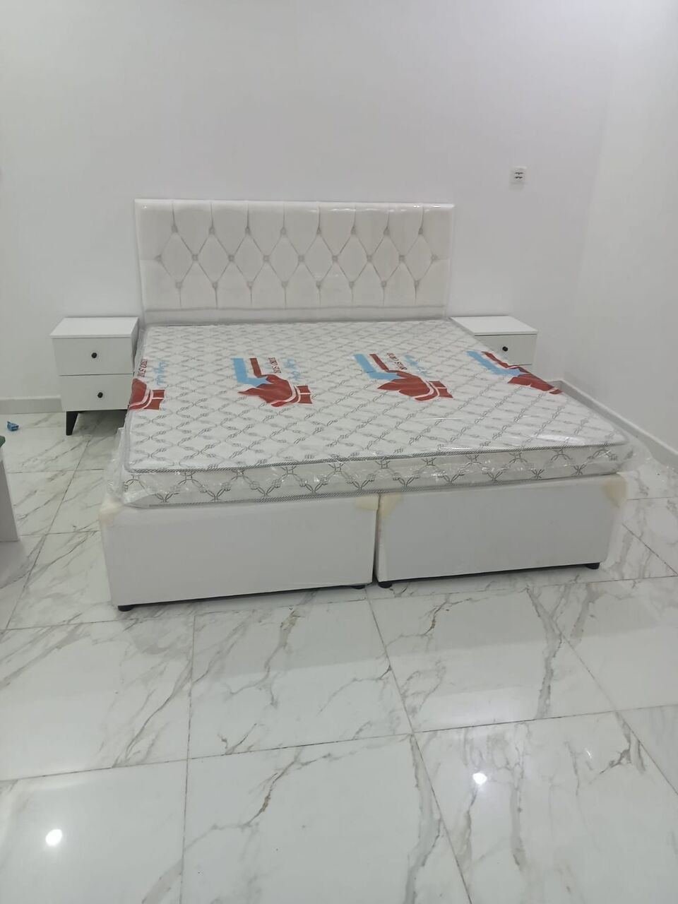 SAR 1, Double Bed With Mattress Available Brand New