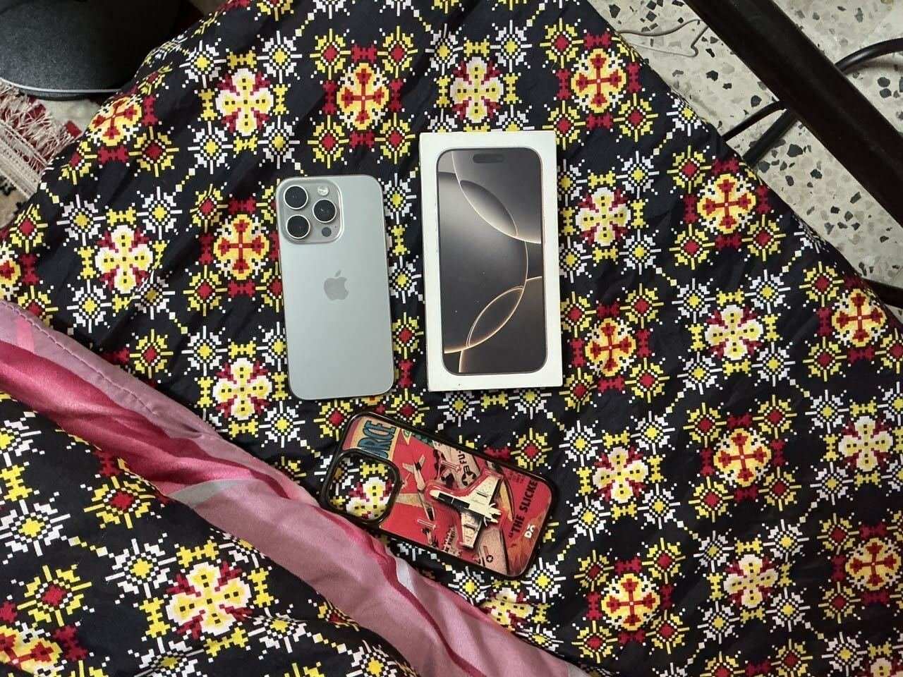SAR 3500, Iphone 16pro, 256GB (Esim +Nano Sim), Natural Titanium.