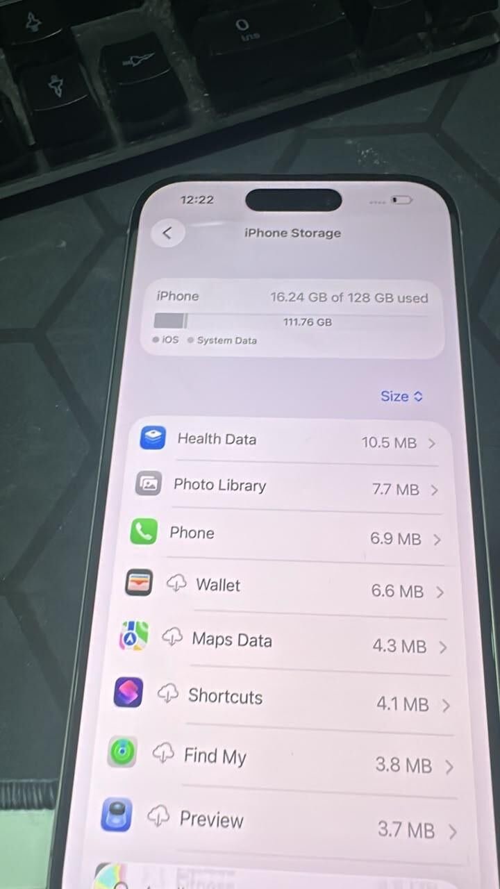 SAR 2300, IPhone 15 Pro, 128GB, Titanium, Used Only For 1 Month, 100% Battery Health