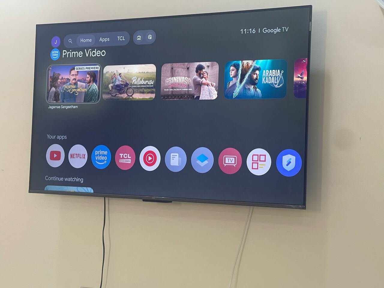 SAR 1, 📺 **TCL 55" QLED 4K Smart TV – New, In Warranty! ** *Lightly Used TCL QNED 4K Smart TV