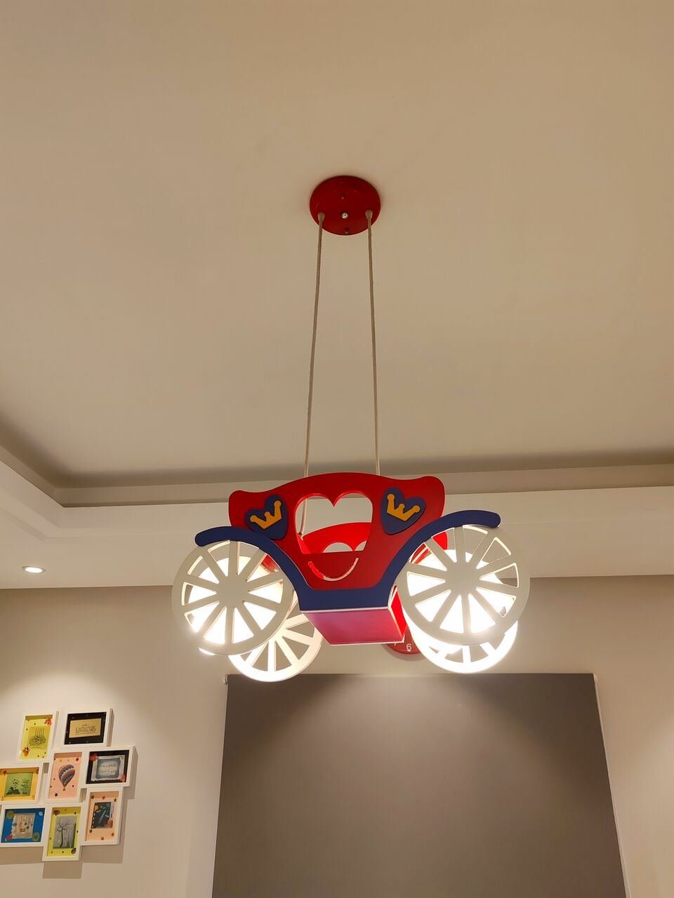 SAR 80, Kid's Room Ceiling Light - Royal Carriage Style