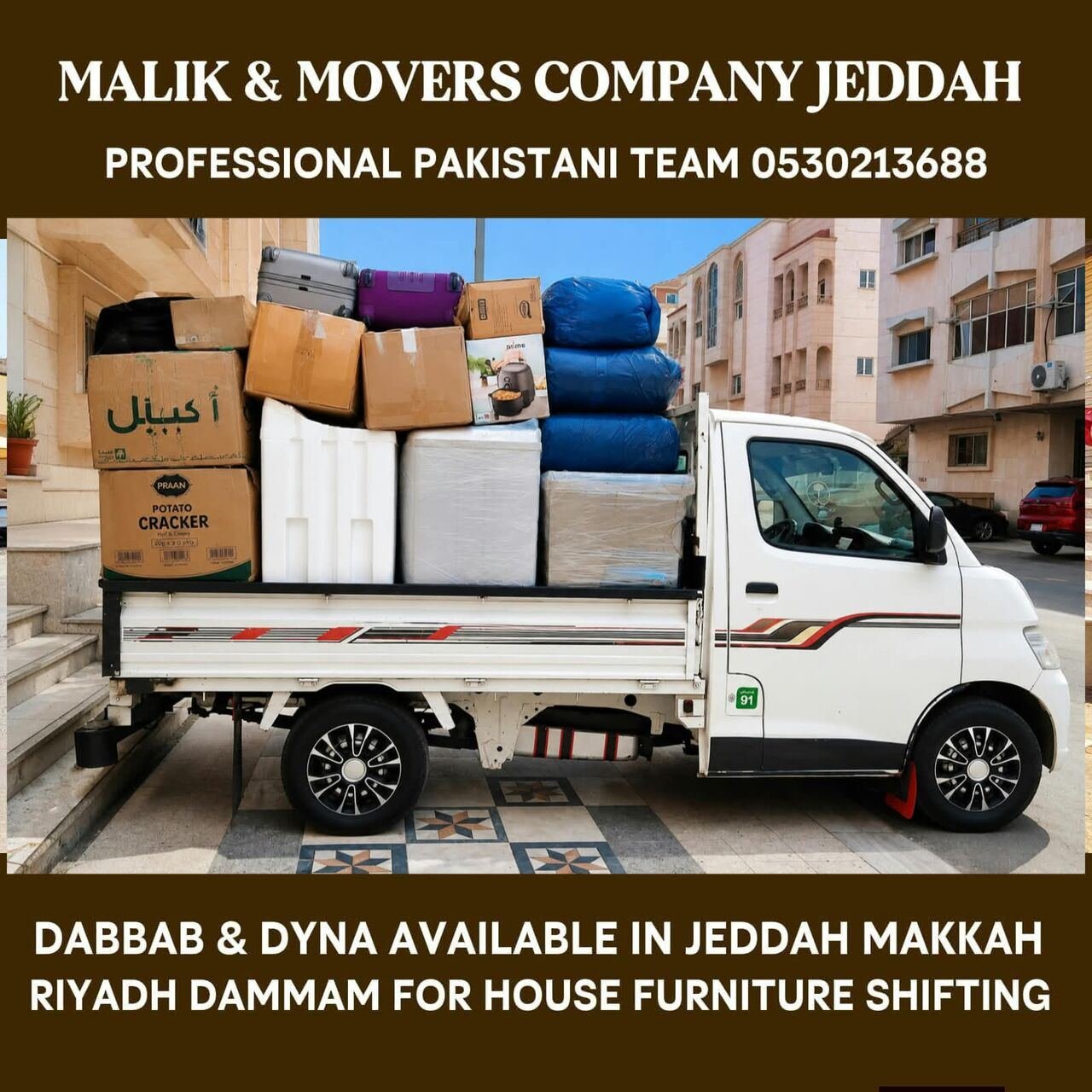 Malik 🌼 Movers In Jeddah For Villa Apartment Furniture Shifting & Transportation Service