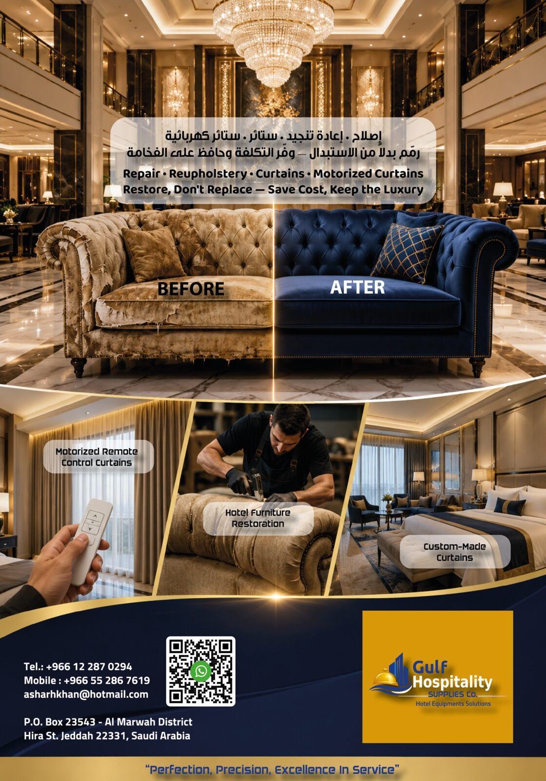 Complete Hospitality Solutions For Hotels, Restaurants & Commercial Facilities
