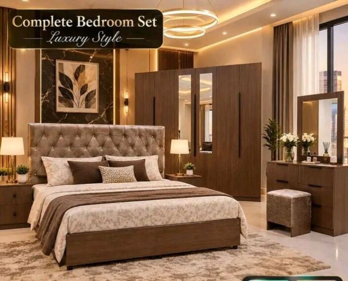 SAR 6, New Classic And Durable Bedroom Furniture Sets Available