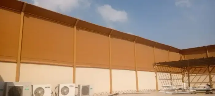 Korean fabric barrier barriers that block vision from the ne