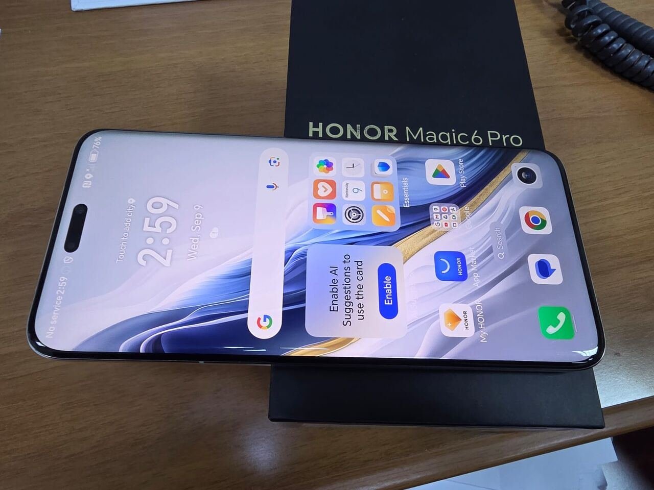 SAR 1800, Honor Magic 6 Pro (512GB / 12GB) Epi Green