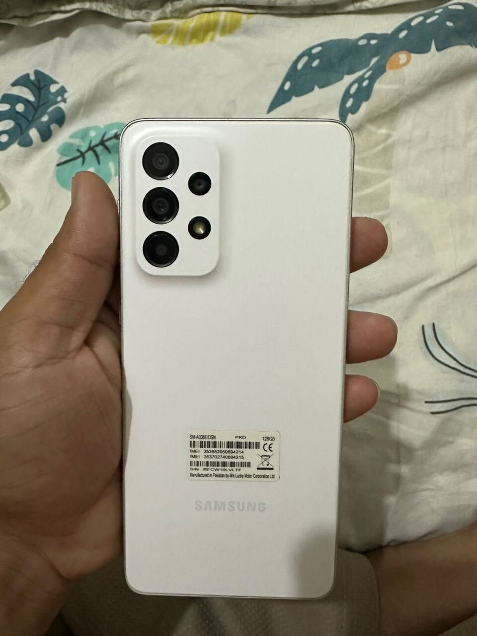 SAR 900, Samsung A33 5G