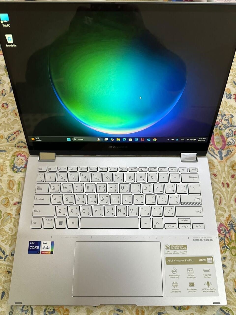 SAR 3199, (Like NEW) Asus Vivobook 14 Flip 2-in-1 Laptop - Convertible (under 11 Warranty)