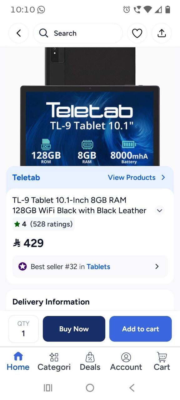 SAR 330, 10 Inch New Tablet