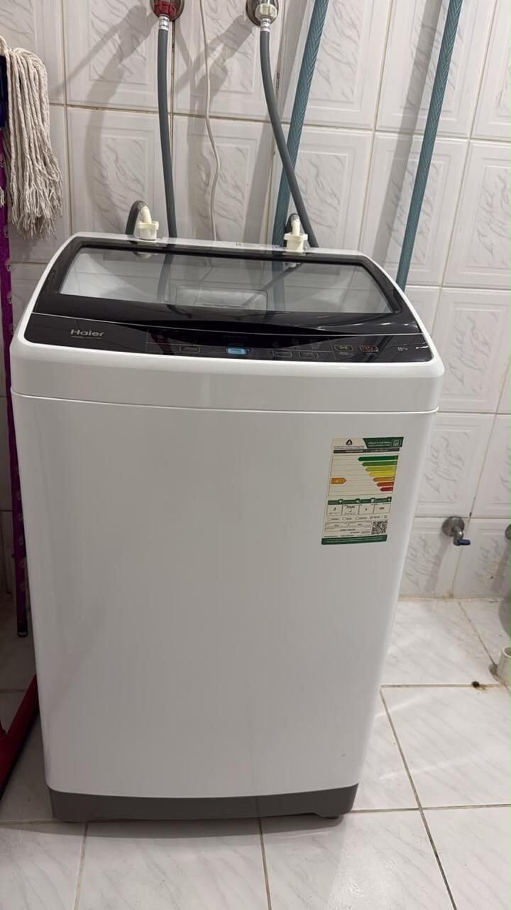 SAR 750, Haier Washing Machine Automatic 8KG Slightly Used. Good Condition