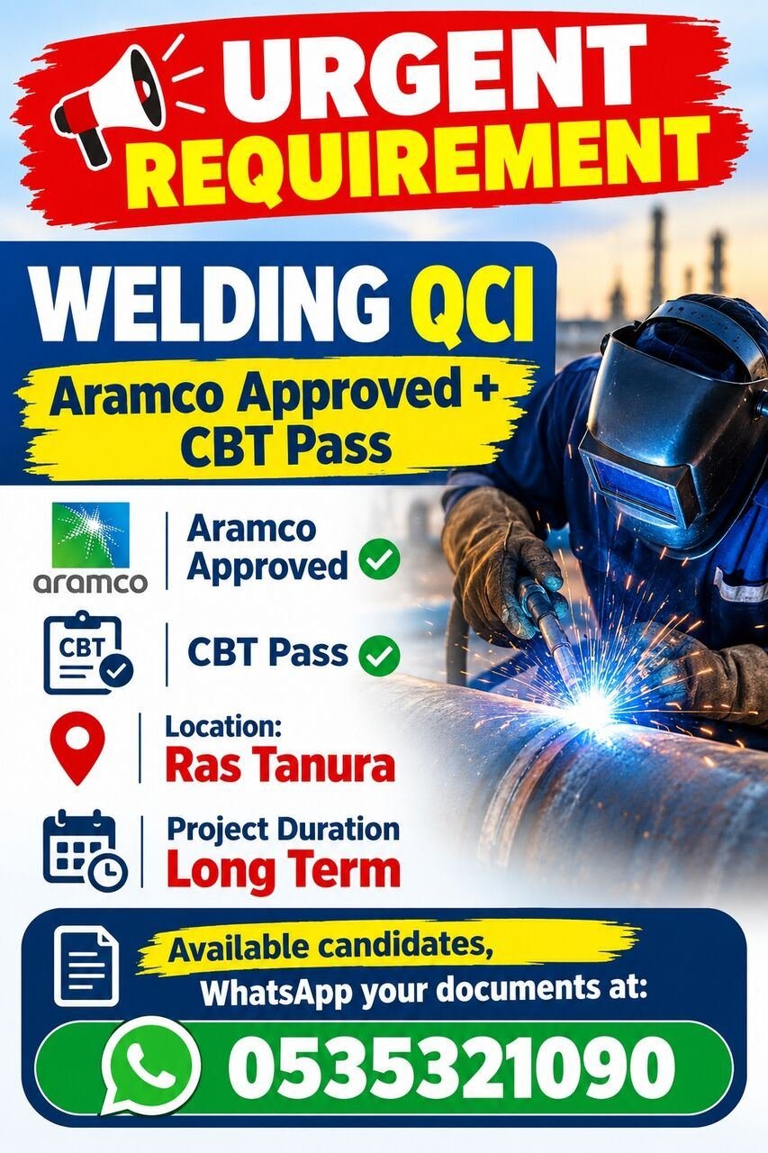 Welding QCI Aramco Approved CBT Pass