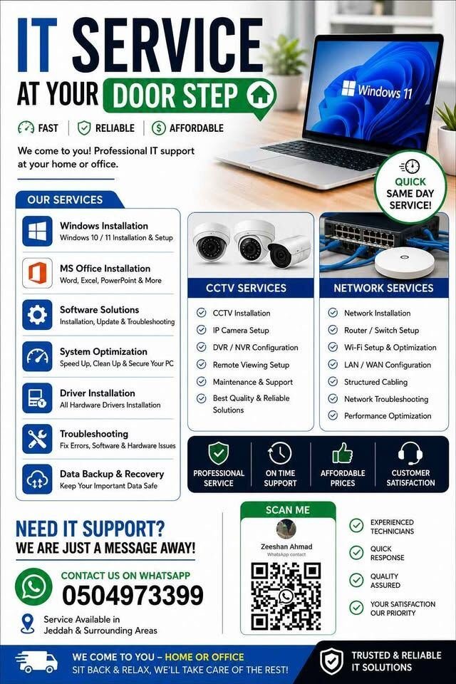 IT Services At Your Doorstep