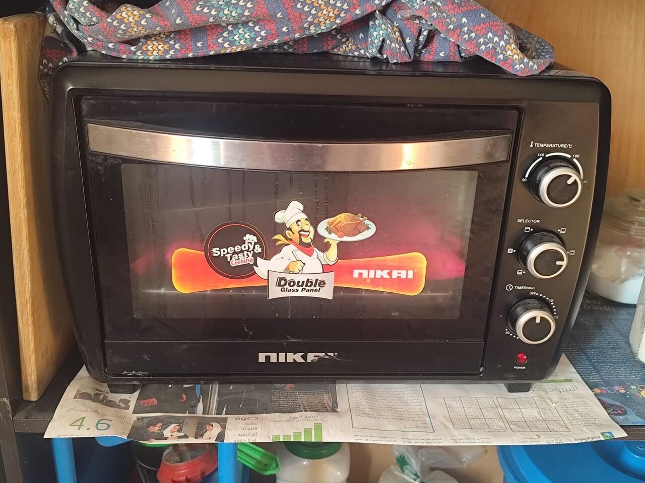 SAR 150, OTG Oven Nikai 65L ,1500W In Good Condition For Sale