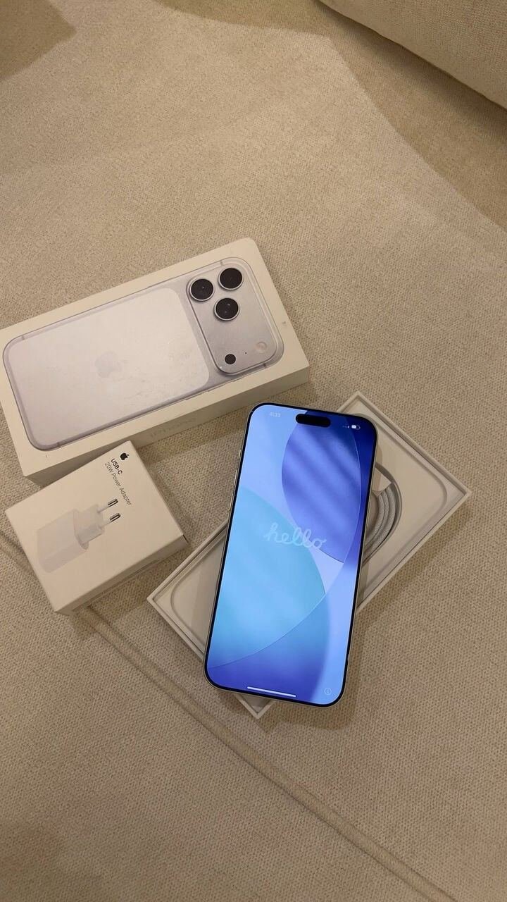 SAR 4500, I Phone 17 Pro Max 12/256
