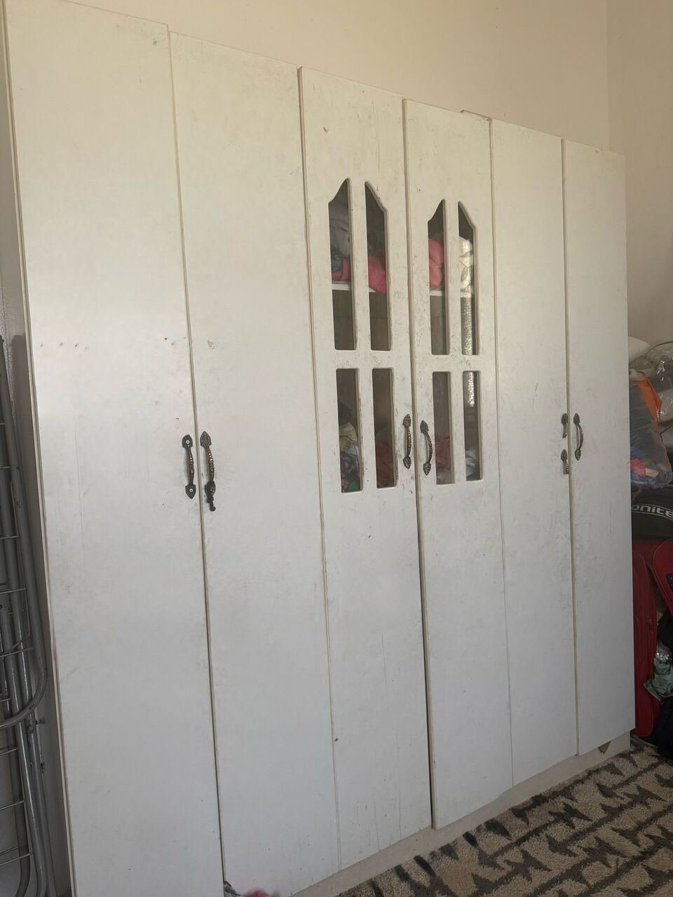 SAR 130, White Cupboard 6 Door