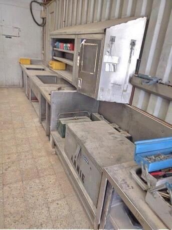 SAR 2500, Workshop Stainless Steel Counter To Reassemble