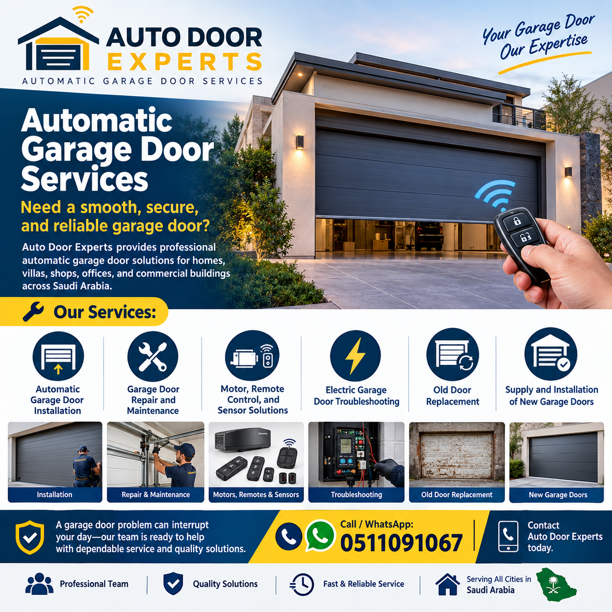 Need a smooth, secure, and reliable garage door?