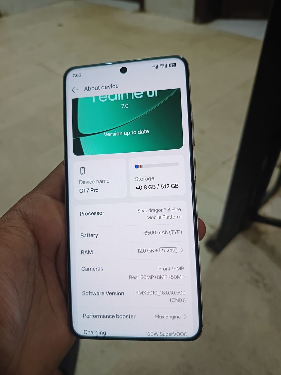 SAR 1650, Realme Gt 7 Pro 5g 512gb