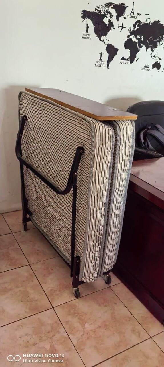 SAR 150, Portable Folding Single Bed With Mattress