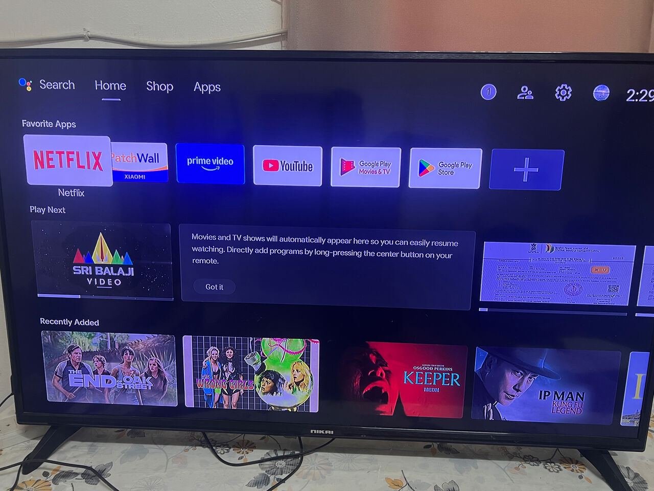 SAR 500, 50 Inch NIkAI Full HD LED TV In Very Good Condition For Sale
