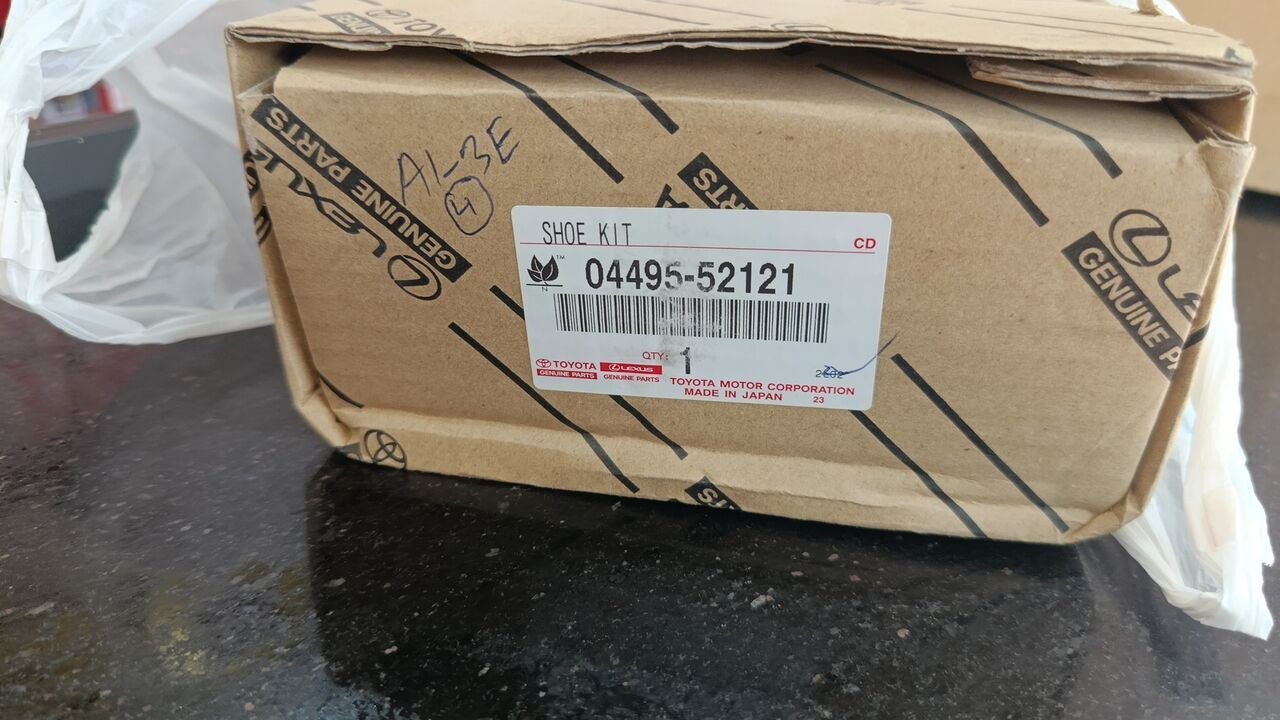 SAR 240, Toyota Corolla Original Break Shoes Back Side( Hilali)