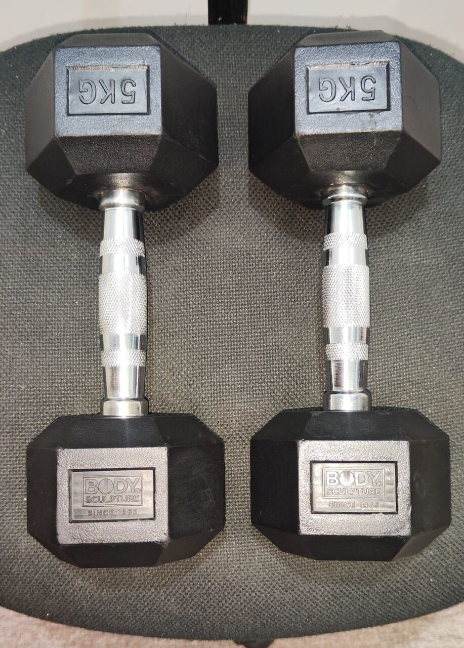SAR 89, 5 KG DUMBBELLS FOR SALE 💪 🏋️