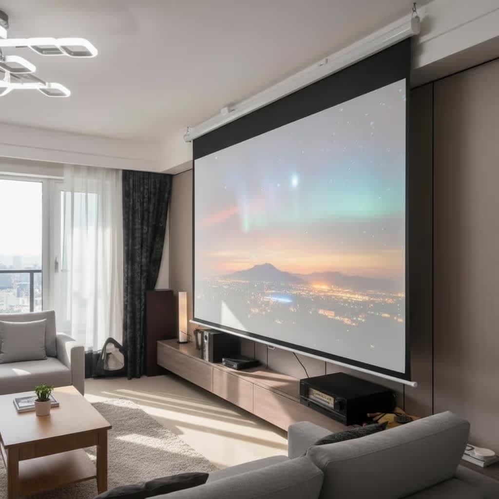 SAR 120, Wall Fixing Projector Screen