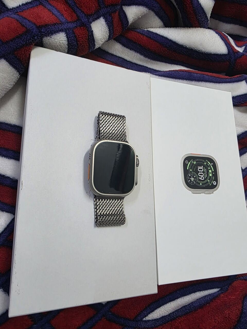 SAR 2400, Apple Watch Ultra 3 Cellular Plus GPS Titanium Strap Same Brand New 99 Battery