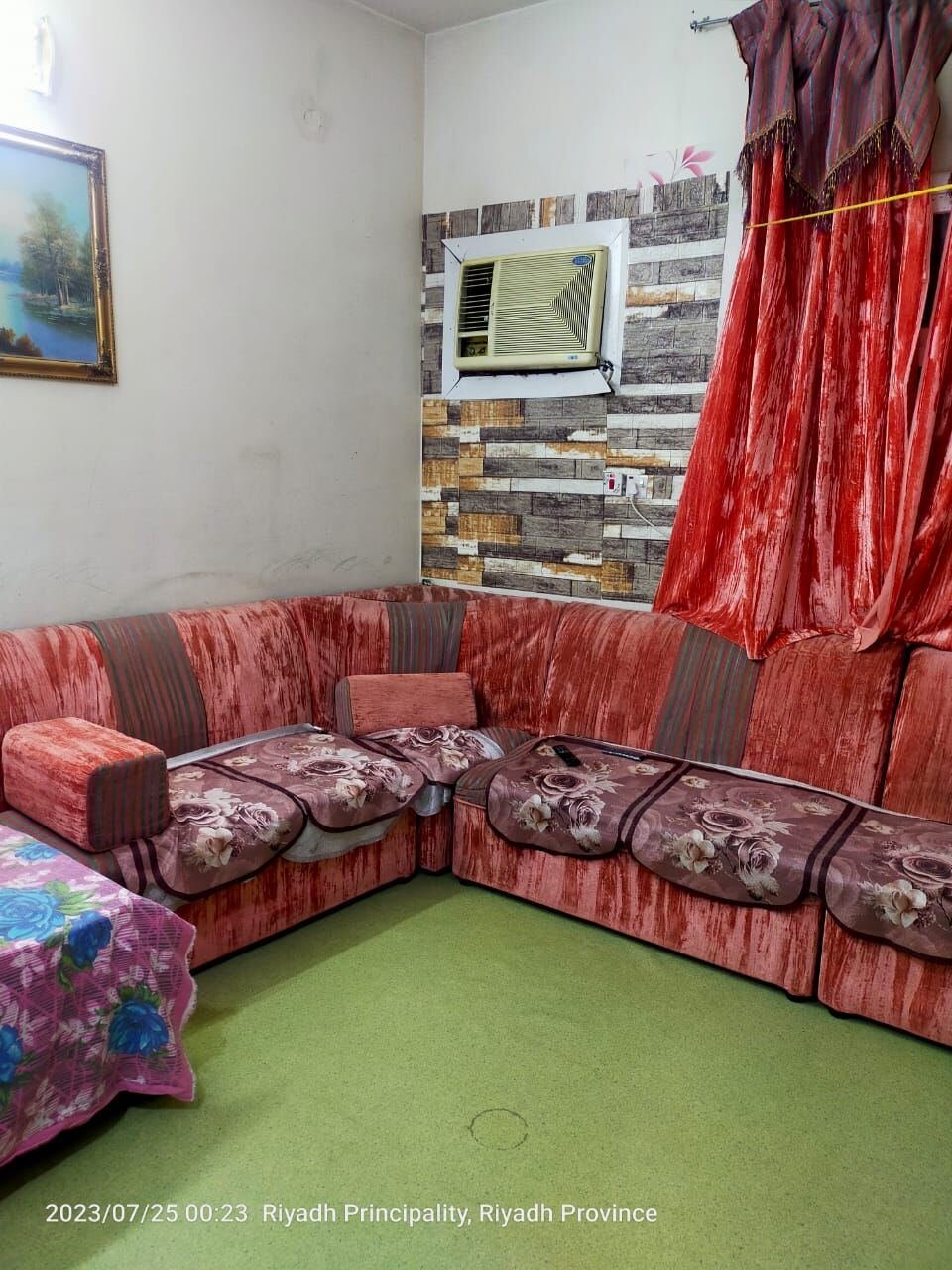 SAR 850/month, Fully Furnished Family Flat, One Room Is Vacant In 2 Room Flat