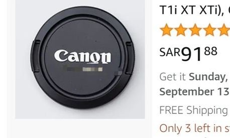 SAR 245, Original Canon Charger, Lens Cover And Eye Piece