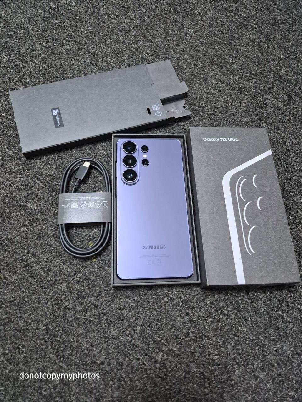SAR 3350, Samsung Galaxy S26 Ultra Cobalt Violet 12gb 256gb New Few Days Used Only
