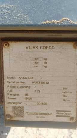 Atlas Copco Air Compressor XA137 DD