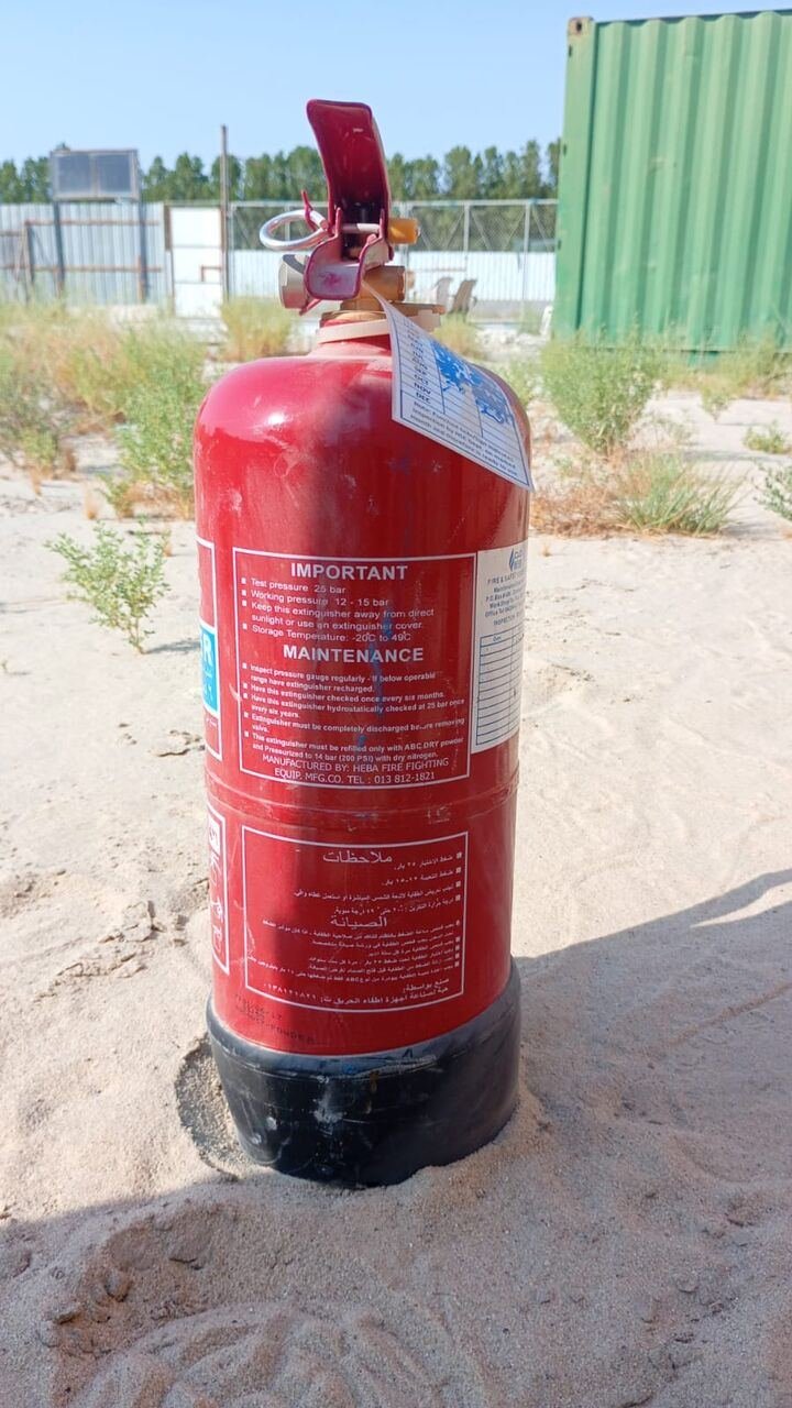 Used Fire Extinguishers